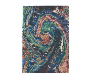 Alfombra FLORES AZUL (Colección Hecha a Mano)